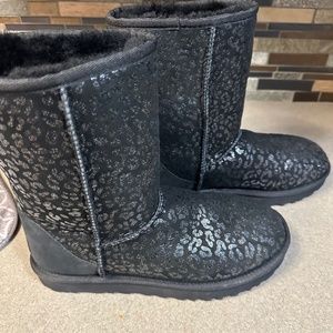 Ugg leopard print boots